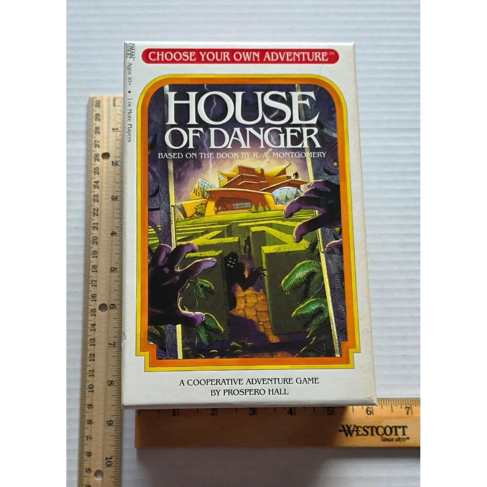 Choose Your Own Adventure House of Danger Board Game 2018 Z-Man Complete